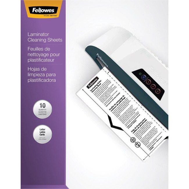 Fellowes Brands Sheets Laminator Cleaning FEL5320603