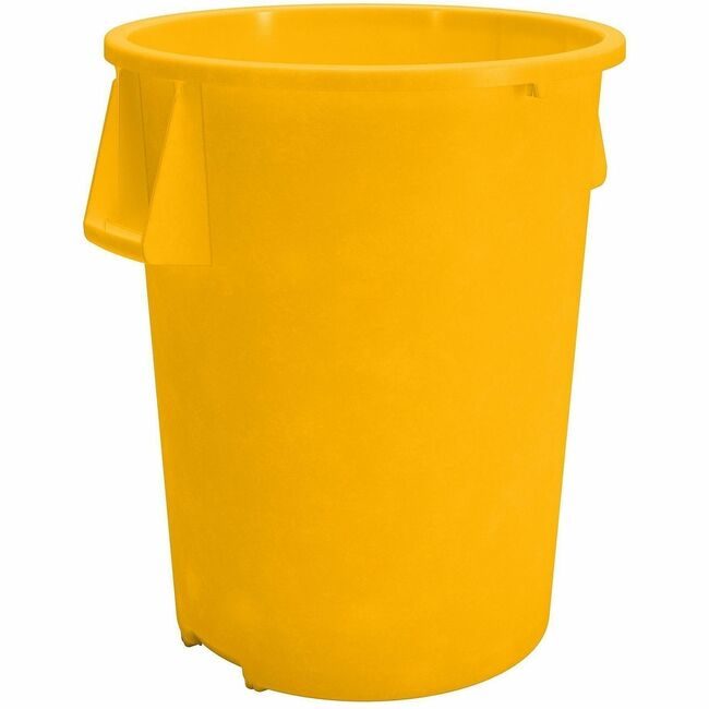 Carlisle FoodService Products Trash Container Rnd 44G Yellow CFS84104404CT