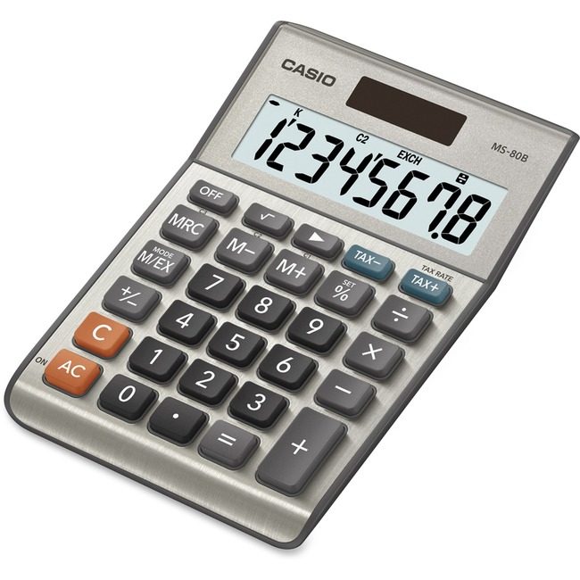 Casio Calc 8-DIGIT SOLAR CSOMS80B