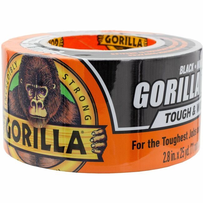 Gorilla Glue Company Tape 2.88"X25YD Black GOR106425