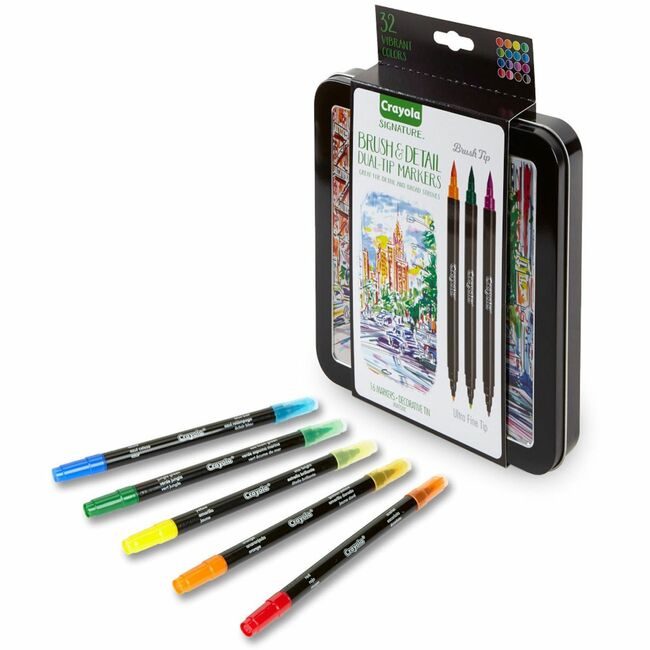 Crayola LLC Markers Dual-Ended 16 Count CYO586501