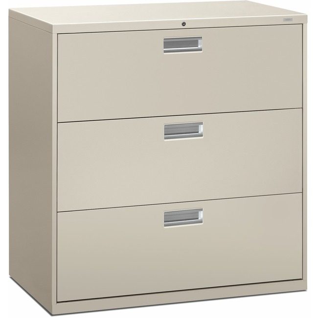 The HON Company File Lat 3DRW 42"-W/LOCK Gray HON693L-Q