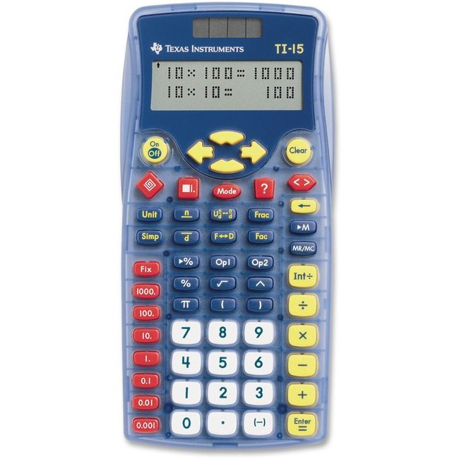 Texas Instruments Calc Sci 2LINE DSPLY TEXTI15