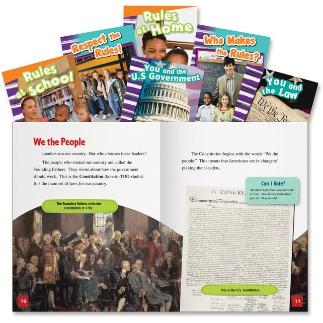 Teacher Created Materials / Shell Education Book Rules & Authority 6ST SHL20597