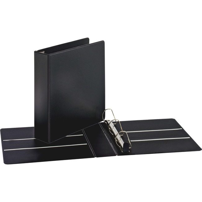 Business Source Binder Ezopen D-Ring 1" Black BSN26967