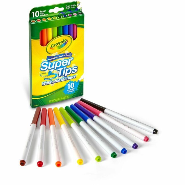 Crayola LLC Markers Suprtip 10 Count CYO588610