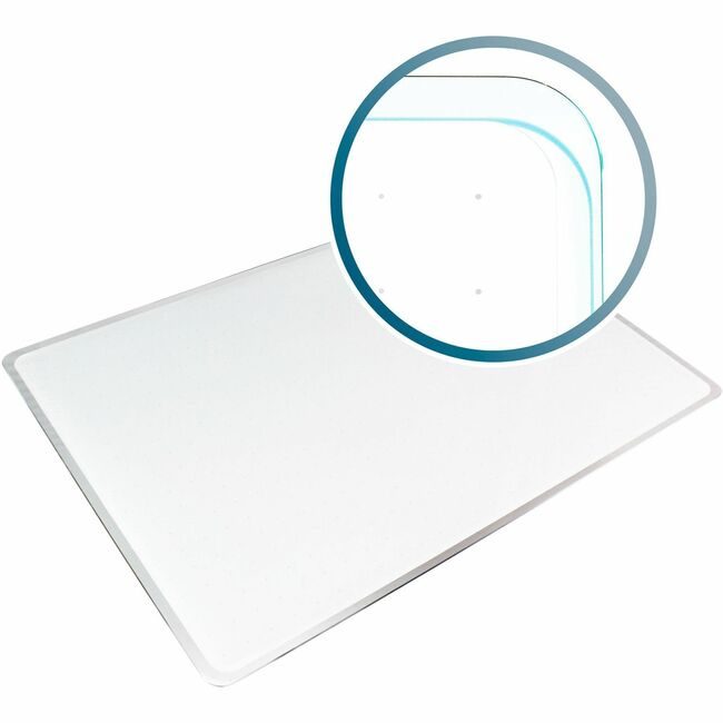 Floortex Board Glass 17X23 White FLRFCVGM1723WG