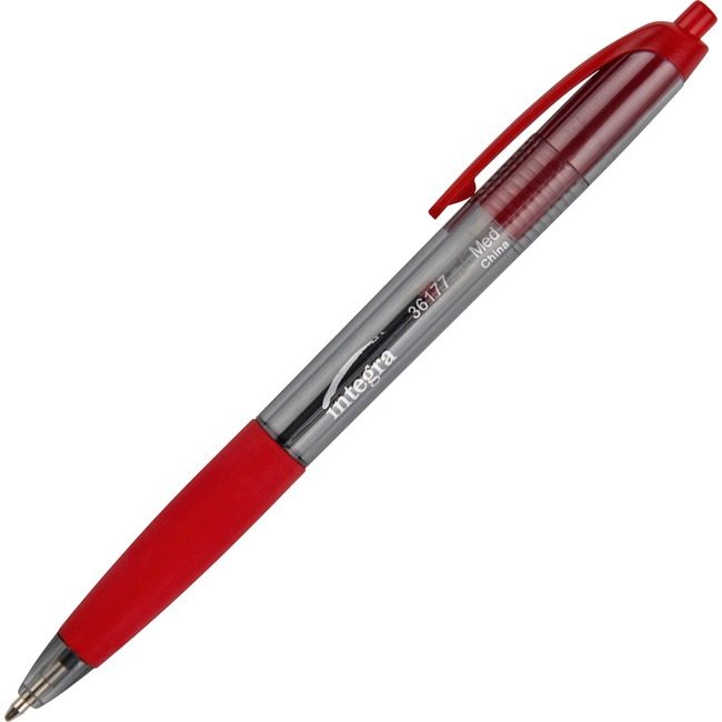 Integra Pen Rubbergrip Bp Rt Medium Red ITA36177