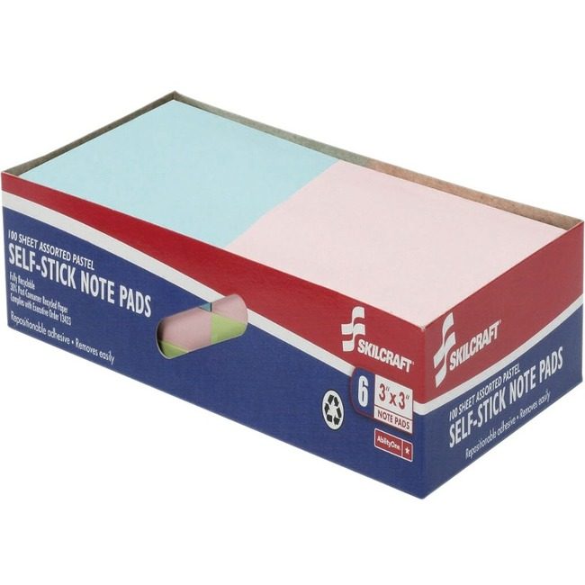 Varies / verify SKU SKU-LEVEL VERIFICATION REQUIRED Notepad Slfstk Unrl 3X3 6 Pack NSN4562249