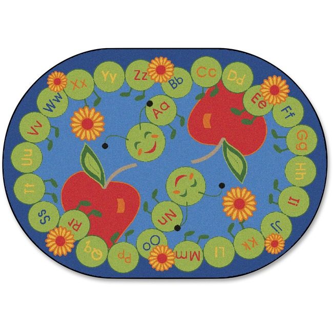 Carpets for Kids Rug Abc Caterplr 69"X95" CPT2295