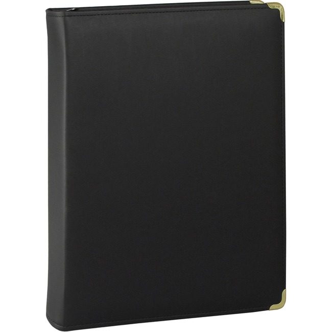 Samsill Binder Ring Zipr Letter 1.5" Black SAM15250