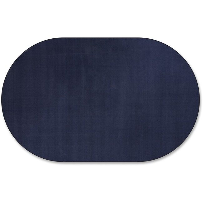 Flagship Carpets Rug Solid Oval 76"X12 Nvy FCIAS45NV