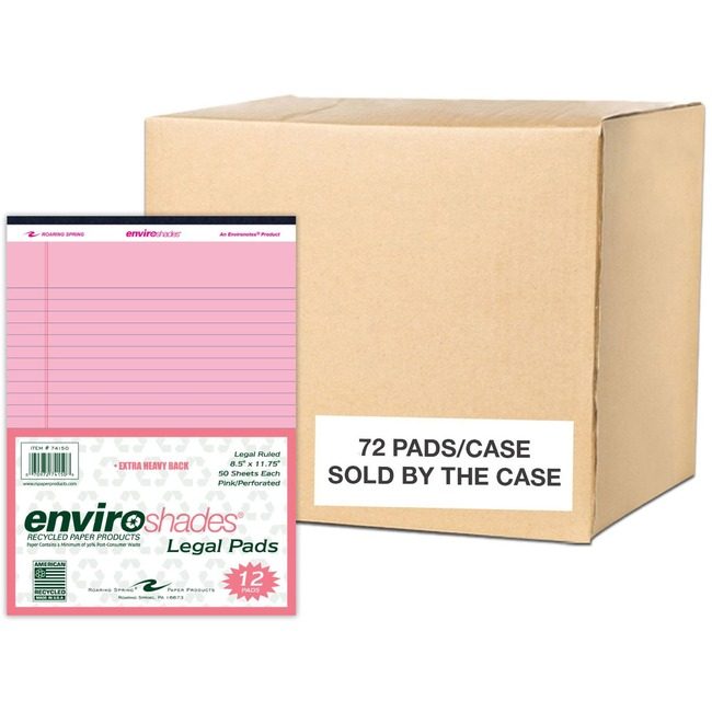 Roaring Spring Paper Products Legal Pad 11" 12 Pack Ivory ROA74150CS