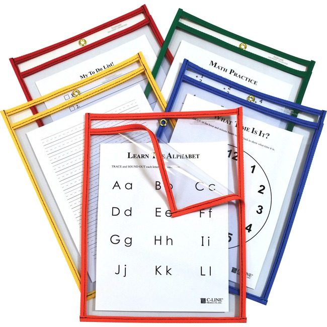C-Line Products Pockt Sprhvwt Dry Assorted 25/BX CLI42620