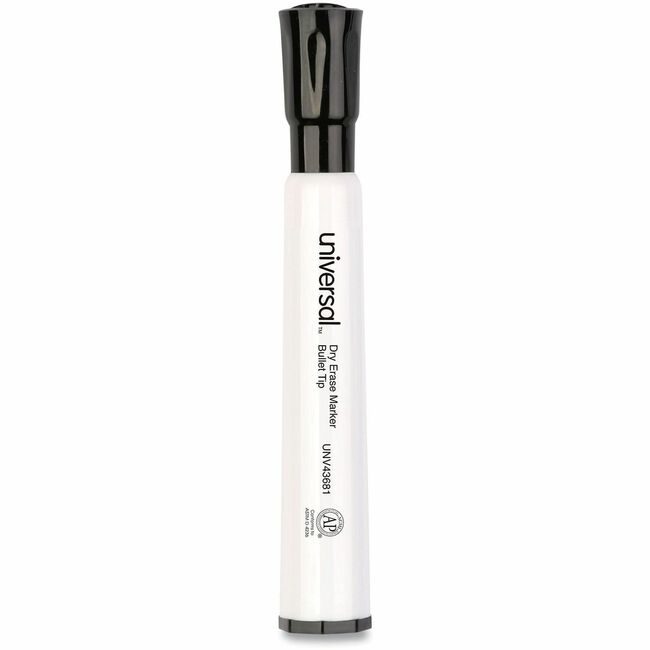 Universal Office Products Marker Dry Erase Black UNV43681