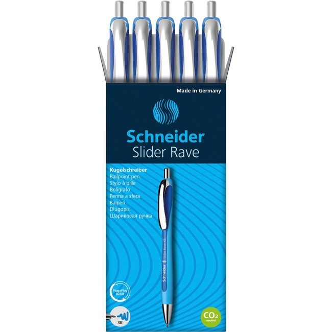 Dominion Blueline, Inc. Schneider Vizz Pen Rave Ballpoint 1.4MM Be RED132503