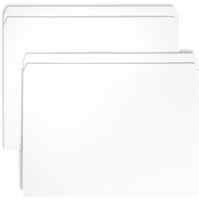 Smead Manufacturing Co. Folder File Letter Straight White SMD12810