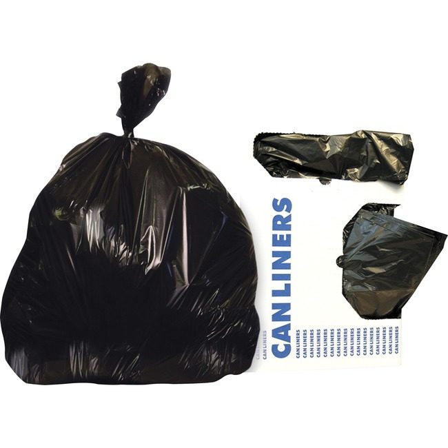 Heritage Bag / Novolex Liner Can 1.5MIL 40X46 Black HERH8046AK