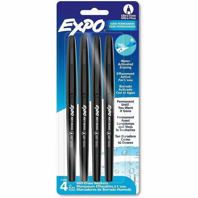 Sharpie / Expo / Prismacolor / Sanford Newell Brands / Sanford Sharpie / Expo / Prismacolor / Marker We Uf Black 4 Count SAN2134050A