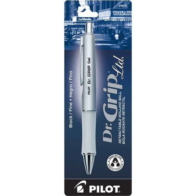 Pilot Corporation of America Pen Gel Dr.Grip 0.7MM Pm/Bk PIL36272