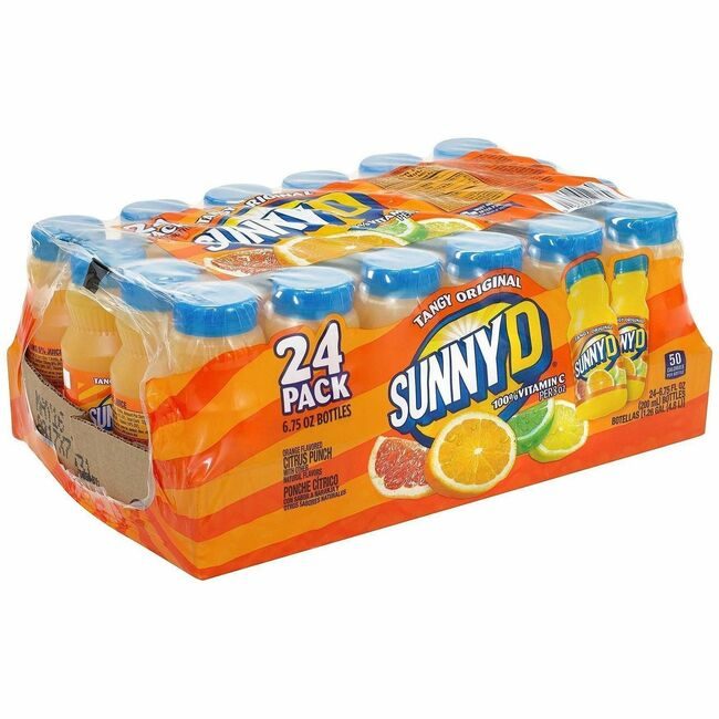 Varies / verify SKU SKU-LEVEL VERIFICATION REQUIRED Drink Sunny D 24 Count GRR90000121