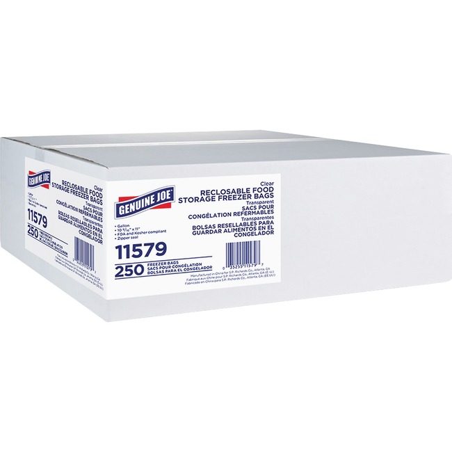 Genuine Joe Bag Freezer 1 GAL Reclose GJO11579CT