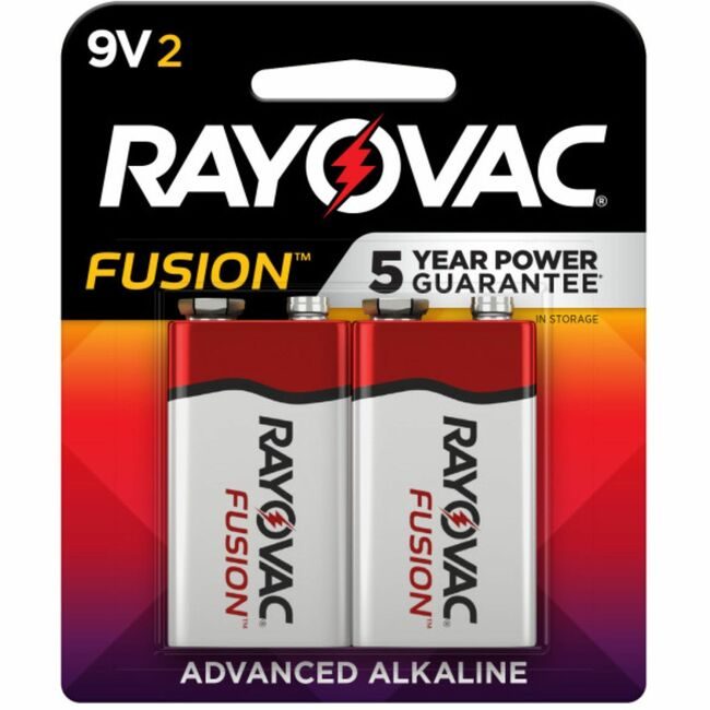 Energizer Holdings Rayovac Battery Fusion 9V 2-PACK RAYA16042TFUSK