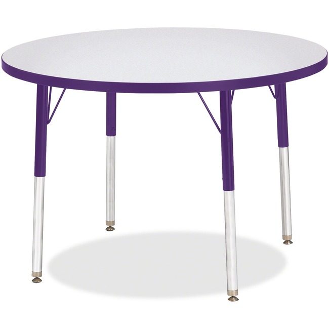Jonti-Craft, Inc. Table Activity 36"RND Gy/Pe JNT6488JCA004