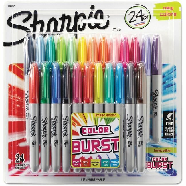 Sharpie / Expo / Prismacolor / Sanford Newell Brands / Sanford Sharpie / Expo / Prismacolor / Marker Fine Assorted 24 Count SAN1949557