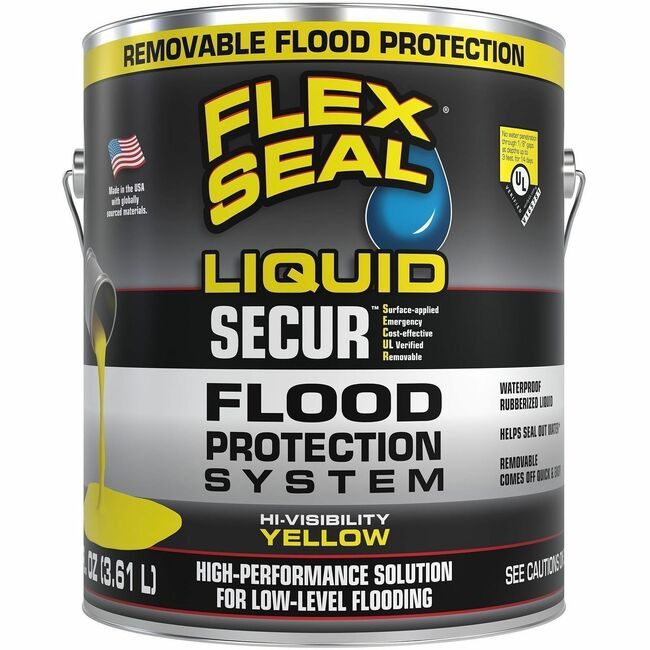 Swift Response, LLC Flex Seal Rubber Liquid 122OZ Yellow FLXRLSYELR01