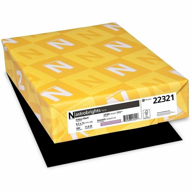 Neenah Paper, Inc. ASTROBRIGHTS 24# Black WAU22321