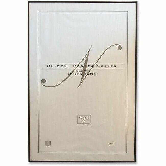Nu-Dell Manufacturing Frame 24X36 Mtlposter Black NUD31242