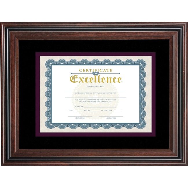 Advantus Corporation Frame Doc 11X14 Rosewood AVTVS4501B114