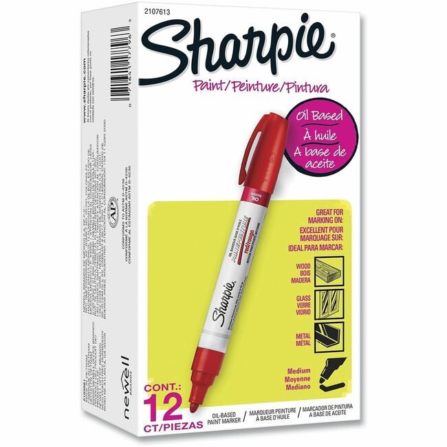 Sharpie / Expo / Prismacolor / Sanford Newell Brands / Sanford Sharpie / Expo / Prismacolor / Marker Paint M Red SAN2107613