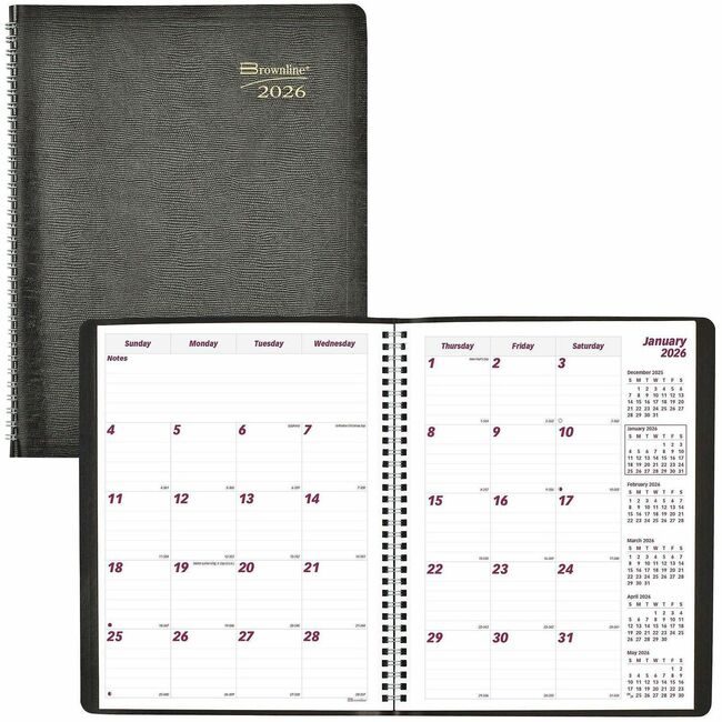 Dominion Blueline, Inc. Schneider Vizz Planner Monthly Black REDCB1262BLK