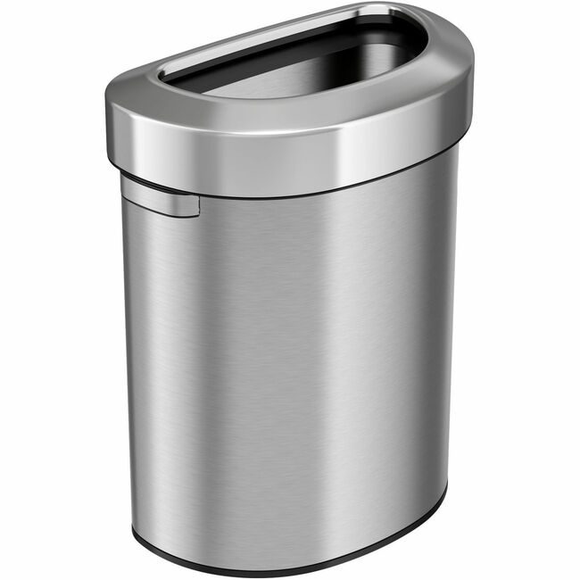 HLS Commercial Trashcan Opentop Stainless HLCHLS18DOT