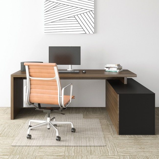 Deflecto Chair Mat Econo W/LIP45X53 DEFCM11232