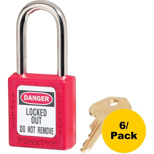 Master Lock Company Padlock Redsafety MLK410REDPK