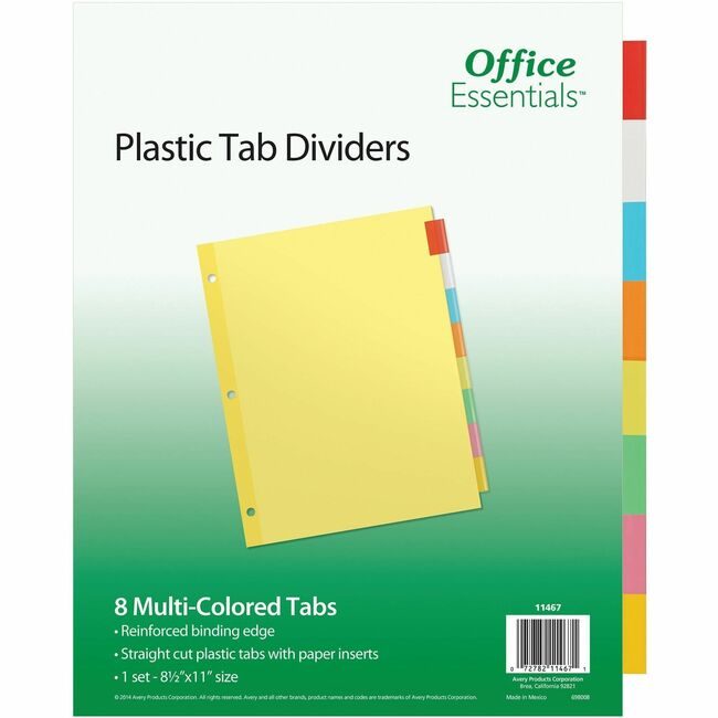 Avery Products Corporation Index Insert Econ 8TAB AVE11467