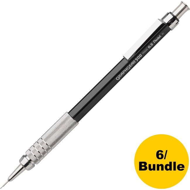 Pentel of America Pencil GRPHGR-500 0.5MM Black PENPG525ABD