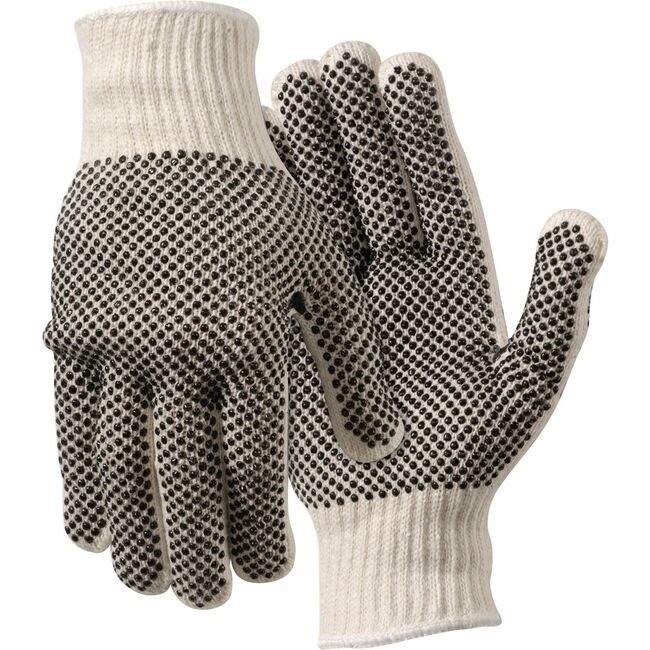 MCR Safety Gloves Work Cotton Poly L MCS9660LM