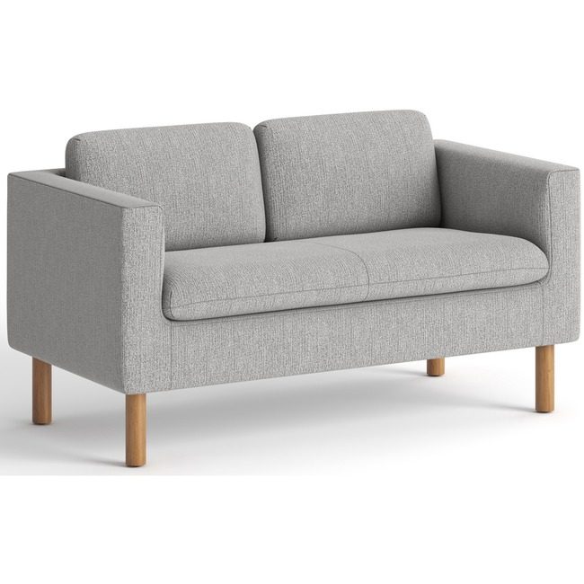 The HON Company Loveseat Lounge Fabric Gray HONVP3LLOVEGRY