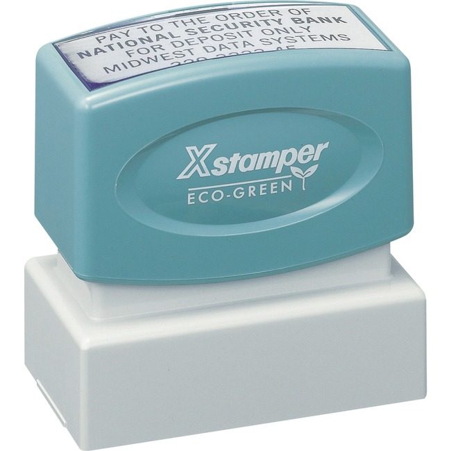 Shachihata / Xstamper Stamp Endorsement 1"X2" XSTN12