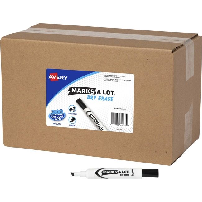 Avery Products Corporation Marker Ds De Bk Count Bulk 200 AVE24445