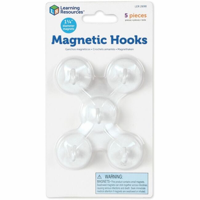 Learning Resources Hooks Magnetic 5PC LRNLER2698