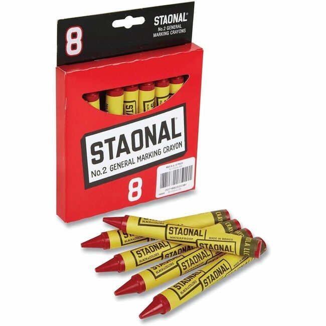 Crayola LLC CRYN 8CT RED STAONAL 12PK CYO520002038