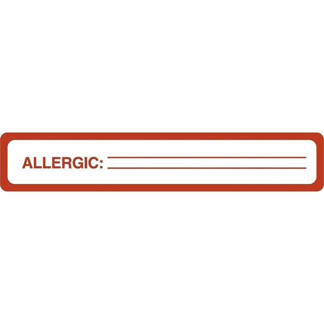 Tabbies Label Allergic 2X1 TAB40561