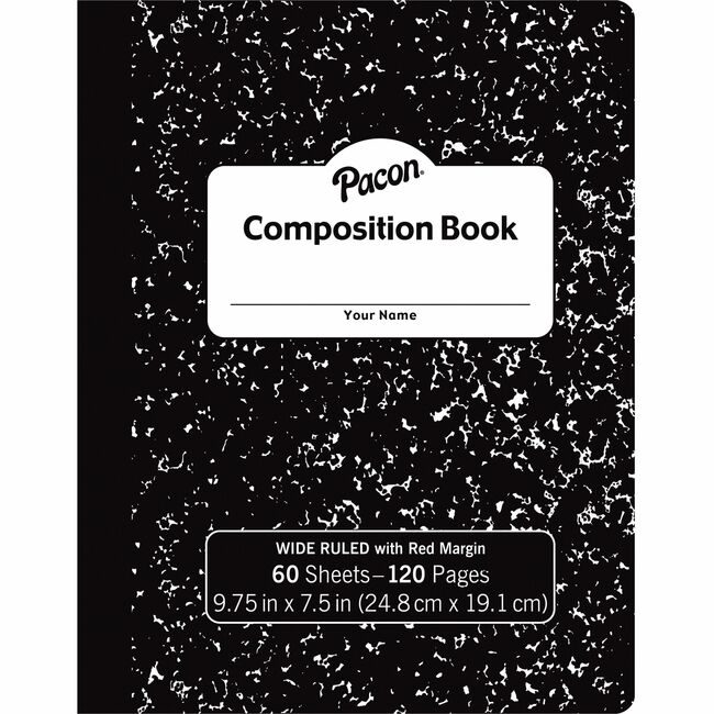 Pacon Corporation Book Comp Wide Marble 60SH PACMMK37118