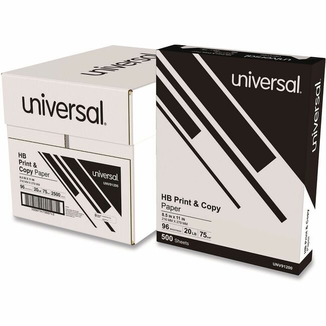 Universal Office Products Paper 20# Hb 5RMS UNV91205