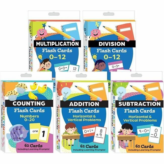 Teacher Created Materials / Shell Education Cards Flash Math 5 BX SHL161146